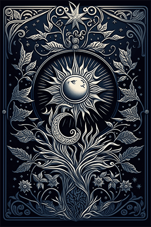 Tarot card back